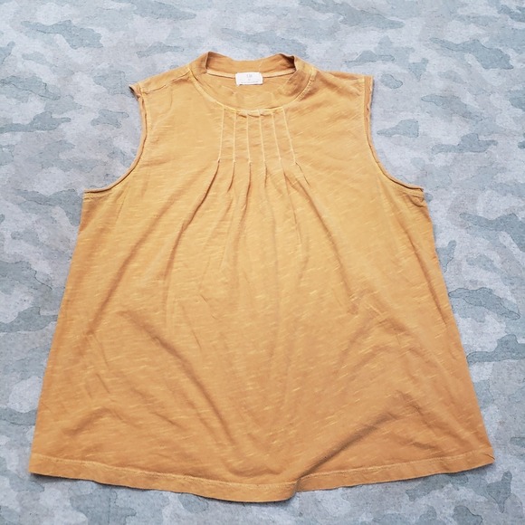 T.La Tops - T.LA Tank Top Womens Large Yellow Anthropologie Sleeveless